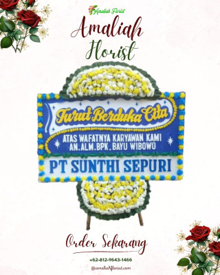 Papan Bunga Duka di Kebo