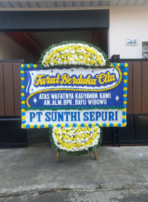 Papan Bunga Duka di Kebo