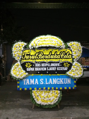 Papan Bunga Duka di Kebo